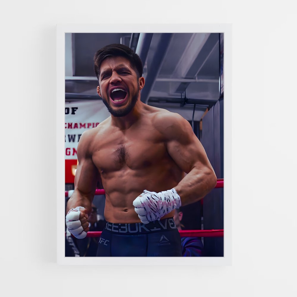 Poster La Rage du Ring – affiche MMA (vue 3)